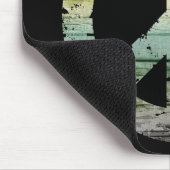 Boho Hippy 60s 70s Peace Sign マウスパッド (コーナー)