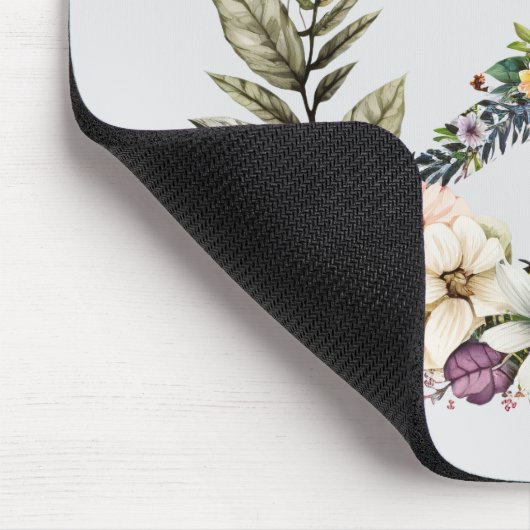 Boho Hippy 60s 70s Peace Sign マウスパッド (コーナー)