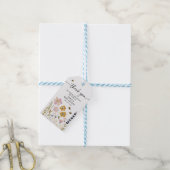 Boho Honey Bee Baby Shower ギフトタグ (より糸付き)