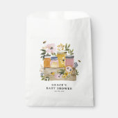 Boho HoneyBee & Wildflower Baby Shower フェイバーバッグ (正面)