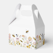 Boho HoneyBee & Wildflower Baby Shower フェイバーボックス (裏面サイド)