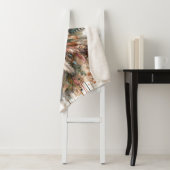 Boho Horse with feathers シェルパブランケット (インサイチュ)