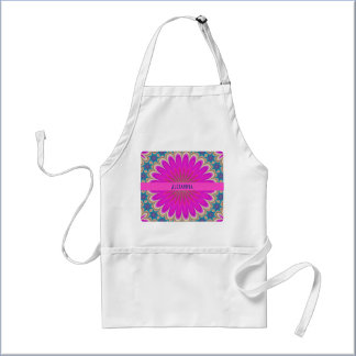 Boho Hot Pink Mandala スタンダードエプロン