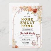 Boho housewarming party Invitation 招待状 (正面/裏面)