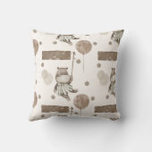 Boho in Nutals:ベビーカバ&バルーン子供部屋 クッション (裏面)