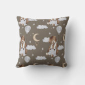 Boho in Nutals:ベビーベアーズインブルース子供部屋 クッション (裏面)