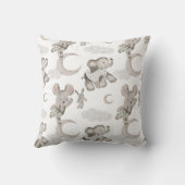 Boho in Nutals:ベビー象子供部屋枕 クッション (裏面)