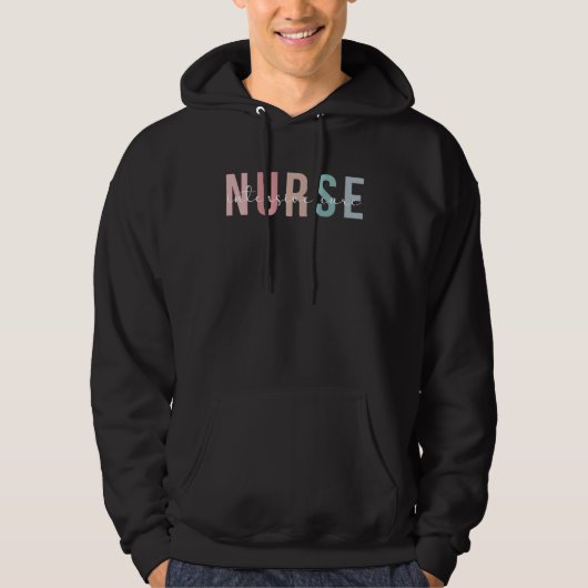 Boho Intensive Care Unit Nurse ICU Nursing ICU Nur パーカ (正面)