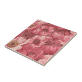 Boho Japanese Anemones  Tiles  For Durable Floors タイル (側面)