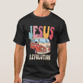 Boho Jesus-革命キリスト教信仰がイエスを基に Tシャツ (正面)