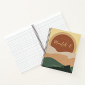 Boho Journal Manifest it, Law of Attraction ノートブック (内部)