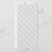 Boho Joy Christmasトナカイタイポグラフィ写真 シーズンカード (裏面)