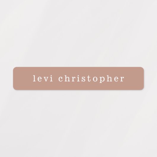 Boho Kids名ミニマルラベル ラベル (デザイン1)