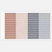 Boho Kids名ミニマルラベル ラベル (シート)