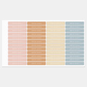 Boho Kids名モダンラベル ラベル (シート)