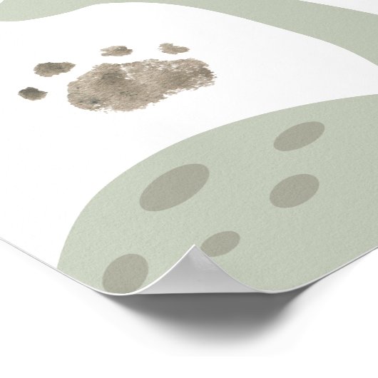 Boho Kids恐竜 – テーマ誕生日看板ポスター ポスター (角)