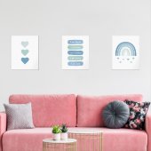 Boho Kids肯定ハートセット3地球 (リビング)