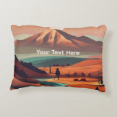 Boho landscape  アクセントクッション (裏面)