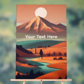 Boho landscape  アクリルサイン (ニュートラル)