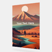 Boho landscape  アクリルサイン (傾斜)