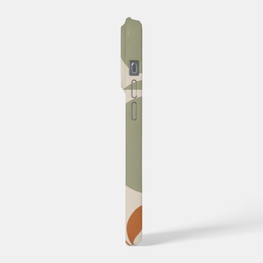 Boho Leaves Phone Case | Modern Botanical iPhoneケース (左側面)