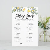 Boho Lemonあなたの財布のブライダルシャワーゲーム (スタンド正面)