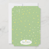 Boho Lemonsジェンダーニュートラル仮想ベビーシャワー 招待状 (裏面)