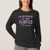 Boho Leopard 9月We衣服Purple Itp Aware Tシャツ (正面)