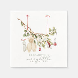 Boho Little メリー Baby Clothes洗濯物ベビーシャワー スタンダードカクテルナプキン