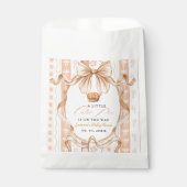 Boho Little Cutie Pie Thanksgiving Baby Shower フェイバーバッグ (正面)