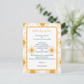 Boho Little Ray of Sun Birth発表 案内ポストカード (スタンド正面)