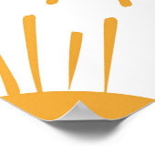 Boho Little Ray of Sun Neutral Baby Shower ポスター (角)