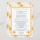 Boho Little Ray Of Sun Neutral Shower By Distance 招待状 (正面/裏面)