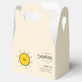 Boho Little Ray Of Sunshine Baby Shower フェイバーボックス (オープン)