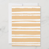 Boho Little Ray Of Sunshine Baby Shower 招待状 (裏面)