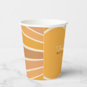 Boho Little ray of Sunshine Baby Shower  紙コップ (右)