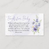 Boho Little Wildflower Baby Shower Books for Baby エンクロージャーカード (正面)