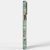 Boho Longhorn Skull Floral Monogram Case-Mate iPhoneケース (裏面 / 右)