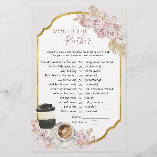 Boho Loveは彼女はむしろゲームを醸造している (正面)