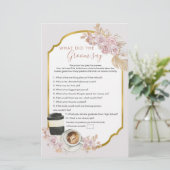 Boho Love is brewingブライダルシャワーWhat Groom Say (スタンド正面)