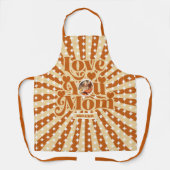 Boho Love You Momフォトマパーソナライズされたザーズの日 エプロン (正面)