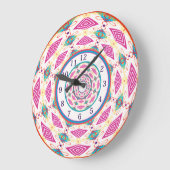 Boho Mandala  Large Clock ラージ壁時計 (傾斜)