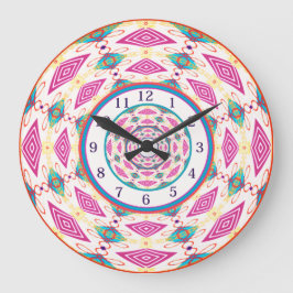 Boho Mandala  Large Clock ラージ壁時計
