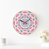 Boho Mandala  Large Clock ラージ壁時計 (ホーム)