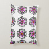 Boho Mandala Pattern アクセントクッション (裏面(縦))