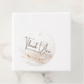 Boho Marble Script Thank you フェイバータグ (インサイチュ)