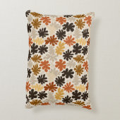 Boho Matisse Flower Pattern  アクセントクッション (裏面(縦))