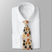 Boho Matisse Flower Pattern ネクタイ (タイ)