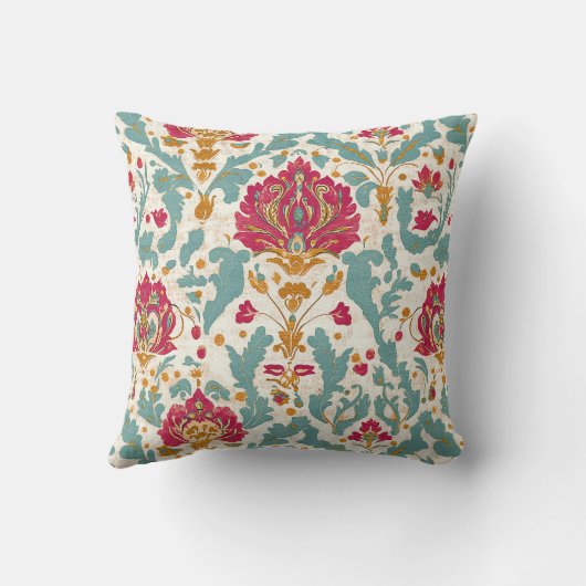 Boho Medallion Pattern  クッション (裏面)