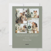 Boho Merryモダン Christmas Archの写真 シーズンカード (裏面)